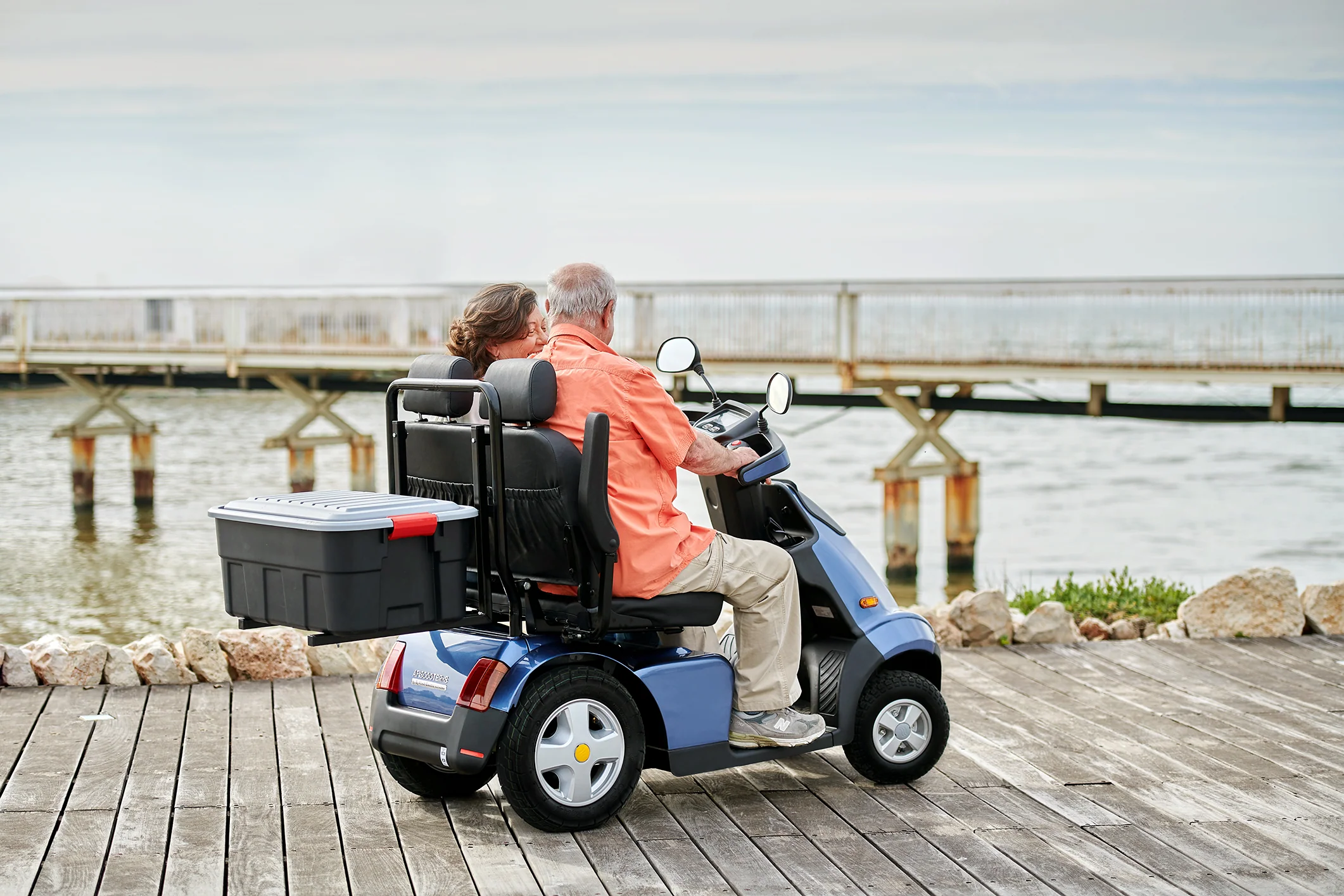 Afikim Afiscooter S4 Wide Seat Mobility Scooter - Image 5