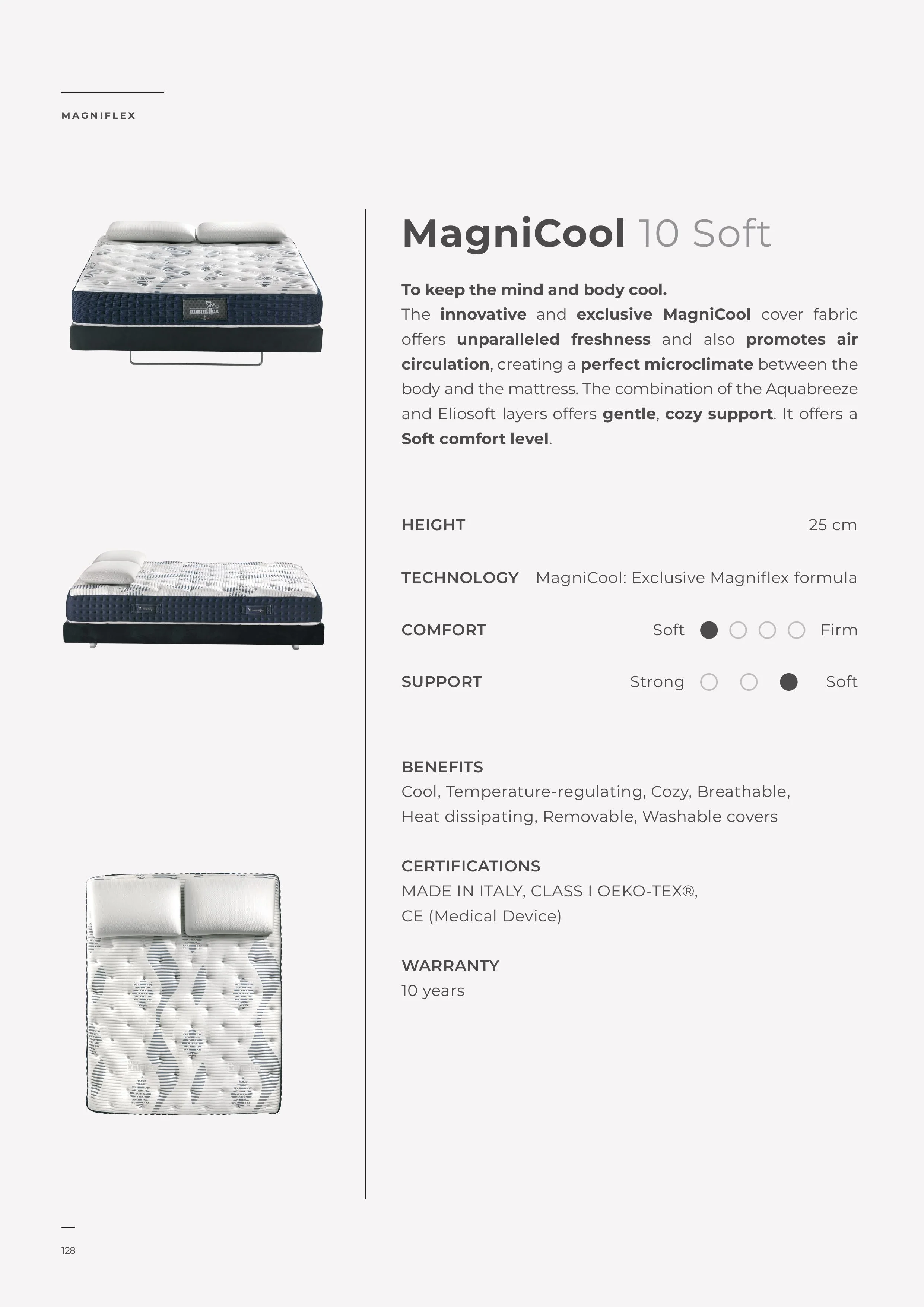 MagniCool 10 Soft Magniflex Mattress - Image 4